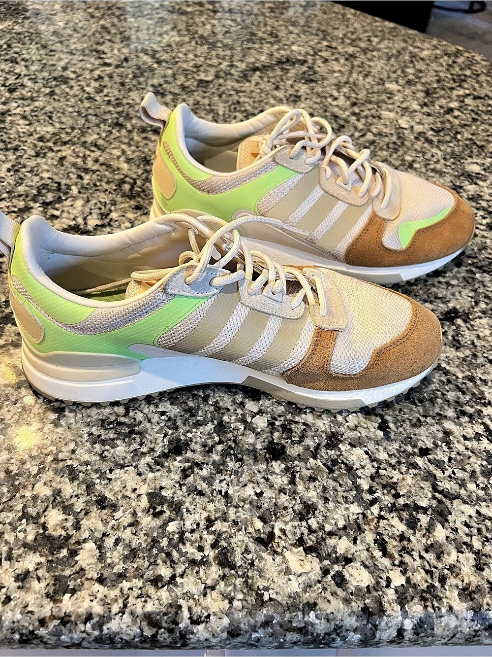 Adidas ZX 8000 Clear Brown Solar Yellow Sneakers US 9½